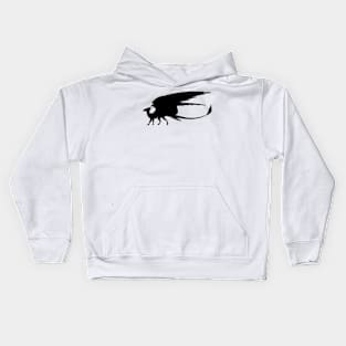 Dark Dragon Silhouette Kids Hoodie